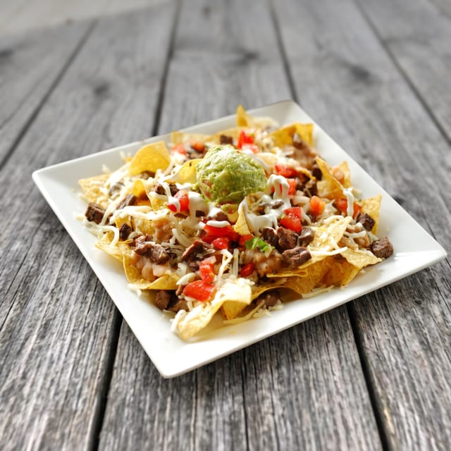 Carne Asada Nachos.