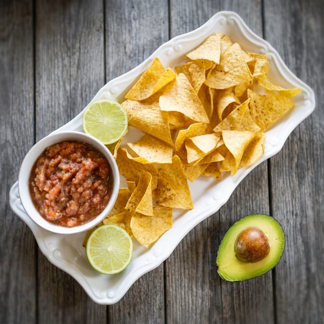 Chips, Salsa & Guacamole.