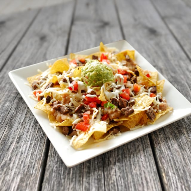 Pollo Asado Nachos.
